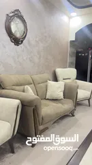 3 طقم كنب مستعمل بحالة الوكالة للبيع