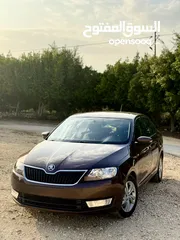  4 سكودا رابيد 2017 اصل برايفت ماتور 1400 تيربو بنزين جير اتومات سعررر ممتاز