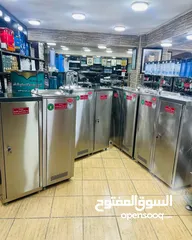  26 مبرد ماء عامودي ستانلس ستيل 304مع فلتر RO