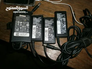  3 شواحن لابتوب اصليه وشاسيهات بسعر جمله