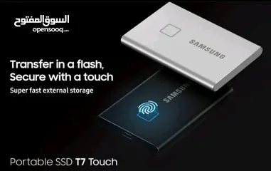  5 هارد خارجي بصمة SSD T7 Touch