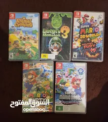  3 نينتندو سويتش مع 5 العاب وأيد