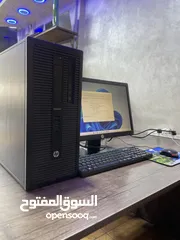  1 PC HP Core i7 جيل رابع  مع شاشة كامل مكمل قوي و عملي أمريكي اصلي