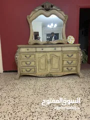  3 غرفه نوم حفر ثقيله خشب سولد  غير مستعمله