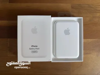  7 أقوى عرض على باور بانك MagSafe الأصلي!  مع لوغو آيفون  وشحن لاسلكي مضمون!5000mAh قوة وثب