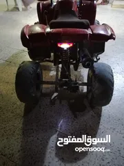  4 دراجة بنزين نوع (دبابة7) غيار اوتوماتيك  فيها ريفرس ماتور نظيف كوشك نص عمر الكفر في تكسير بسيط السعر