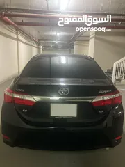 2 2015 Toyota Corolla Black (GCC Spec)