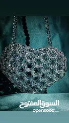  4 شنته شغل يدوي كرستال