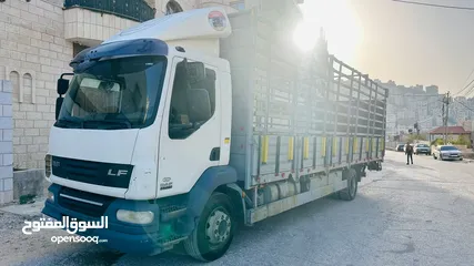  14 داف شصي طويل  2013  55-220 لون ابيض عاجي متوفر للبيع بسعر ممتاز  Daf Lf 55-220 شاحنه بوزن فارغ 8600