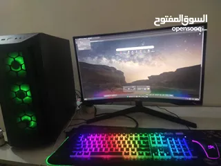  5 قول ماشاء الله  جهاز مش للكل للناس  اللي بدها أداء يشيل قوة تشتغل تجمعية pc بتخدم شاربك
