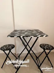  2 HOME BOX Table Set with 2 chairs