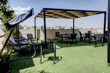  10 شقة مفروشة للايجار بجبل عمان-شارع الرينبو