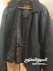  4 جاكيت بحال الجديد جلد بقري  PALL MALL