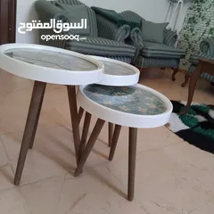  1 طاولات خشب