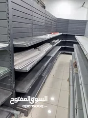  7 ارفف عابدين وارفف حديد لسوبر ماركت لمحلات تجاريه  وغرابيل محمص للبيع