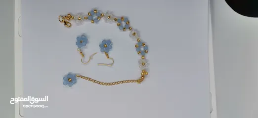  3 اساور مصنوعه يدويا من الخرز
