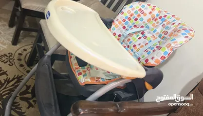  1 كرسي طعام ماركه شيكو للبيع