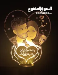  6 تفصيل هدايا مضيئة بكل الاشكال وحسب الطلب