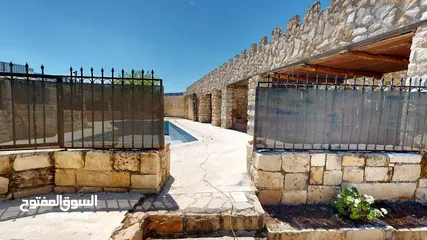  16 مزرعة رائعة مع مسبح خاص ذات اطلالة رائعة في منطقة النعيمة -اربد للبيع من المالك