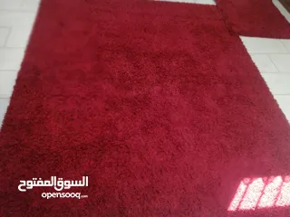  1 سجاد بحاله جيده جدا لون خمري