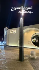  3 أعمدة إنارة ديكورية صناعة سعودية مودرن كلاسيك بولارد