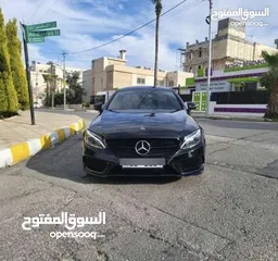  6 مرسيدس C180 كوبيه بحالة الوكالة AMG كت اصلي وارد غرغور