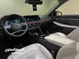  15 Hyndai Sonata 2021 Hybrid  بحالة الوكالة