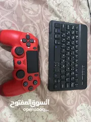  1 كيبورد بلتوث. مع ايد بلستيشن فور كوبي للبيع استعمال بسيط