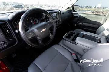  9 شيفروليه سلفرادو موديل 2015 غمارة بحالة ممتازة 4X4 فحص كامل Single Cav !!