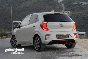  26 كيا بيكانتو GT-line 2020 للبيع ترخيص وتامين فل اللون ابيض نظيفة وحبة نادرة