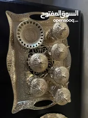  3 طقم فناجين شاي وقهوه