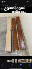  4 مجموعة أبواب خشب مع الفريمات