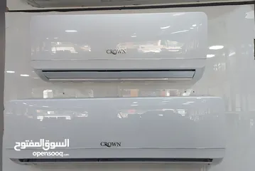  2 مكيف سعرررر حرررق مكيف كراون من اوكس أعلى توفير A+++  مكيف حامي بارد تمديدات نحاس بالكامل شامل تركيب