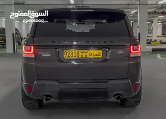  4 Range Rover Sport 2014 V8 Supercharged GCC OMAN رنج روفر سبورت 8 سوبرتشارج خليجي وكالة عمان 2014
