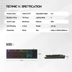  25 FANTECH P51 Power Bundle Gaming Keyboard and Mouse Combo اقوى عرض في الأردن سيت اب كامل بسعر نار