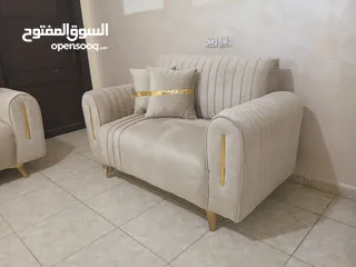  3 كورنر مودرن خشب لاتيه وسويد