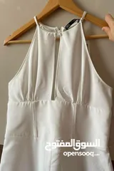  1 New white dress from Zara size Mفستان جديد من زارا قياس ميديوم