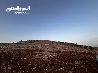  18 تملك الان فرصة العمر قطعة ارض من اراضي غرب عمان مطلة على فلسطين و الاغوار و البحر الميت و سد الكفرين