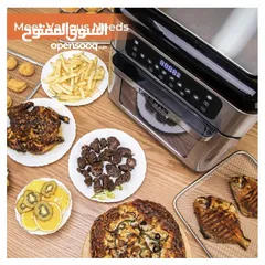 7 فرن قلايه هوائيه air fryer oven 9 in 1