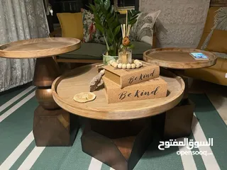  9 طربيزات وسط لغرف الضيوف فاخرة