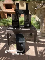  6 مسرح منزلي يماها خشب بيانو فخم جدا و صب كهربايي