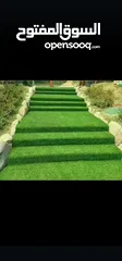  25 عشب صناعي (ترتان) وأشجار و ورد صناعي