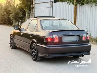  3 هوندا سيفيك مطور 1600 بنزين جير عادي لعشاق السيارات اليابانيه المميزه