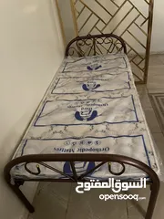  2 سرير حديد قابل للطي