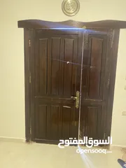  1 باب خشب خارجي