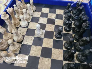  12 شطرنج رخام