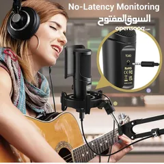  2 Brand New-Never Used! Tonor Pro Microphone (Mic) Audio Streaming Podcast Mic TC40 & Razer