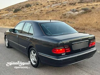  4 مرسيدس E200 افنجارد 2001 فحص مالك واحد من الشركة