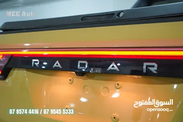  4 يكأب كهربائي بالكامل رادار Rd 6  RADAR  550KM