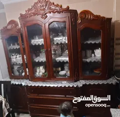  2 بوفيه حفر حجم كبير / خشب ثقيل،